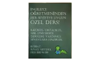 İngilizce Özel ders