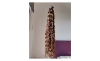 ✨ 80 CM GERÇEK İNSAN SAÇI MİKRO KAYNAK | 198 ADET | DOĞAL DALGALI / HAFİF KIVIRCIK | SADECE 14 GÜN KULLANILDI ✨
