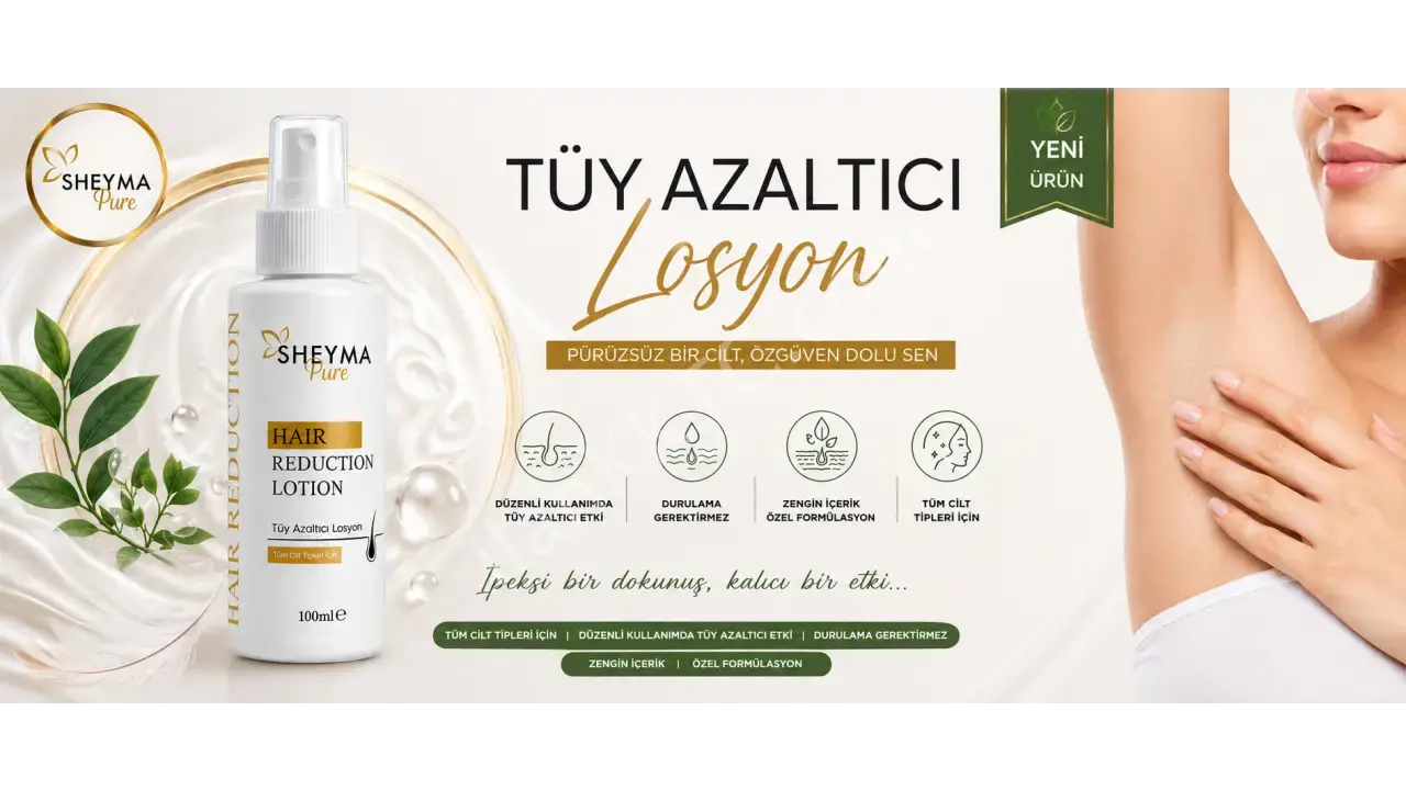 Şeyma Naturel Tüy Azaltıcı Losyon 100 ml | Doğal Ürün | Bitkisel Zengin İçerik | Yüksek Fayda | Premium Kalite