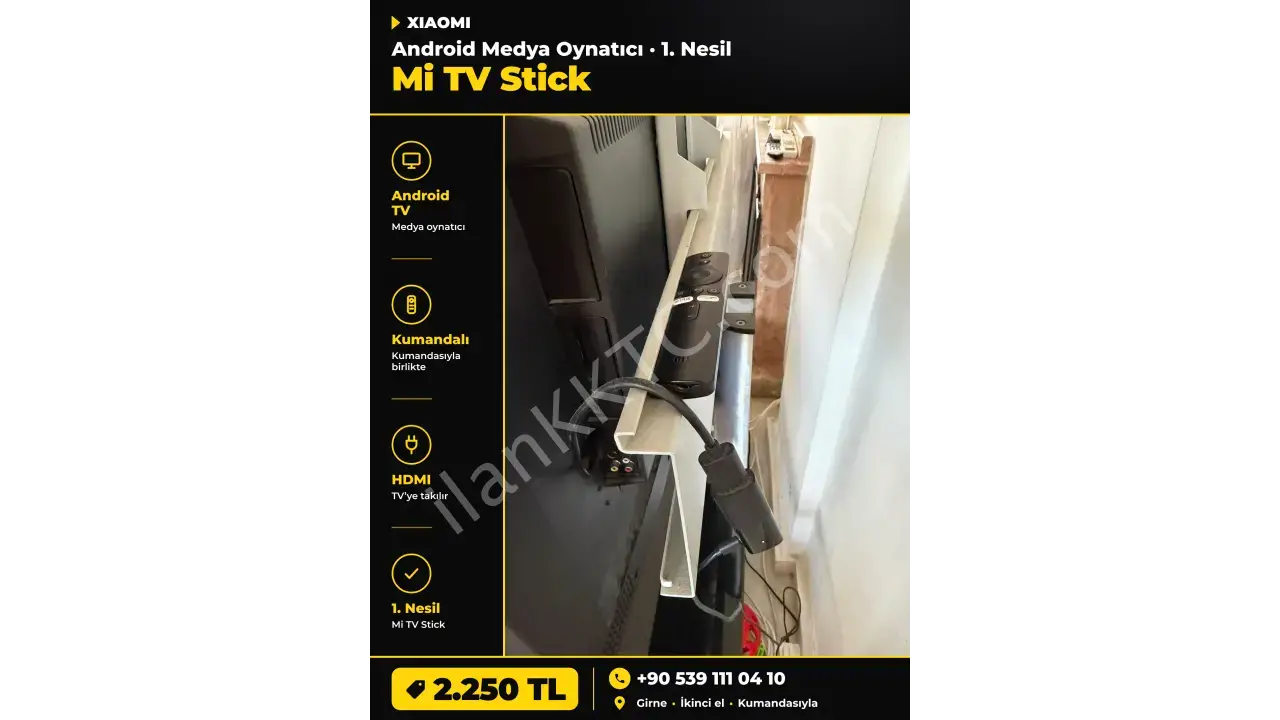 Xiaomi TV Stick Android Medya Oynatıcı