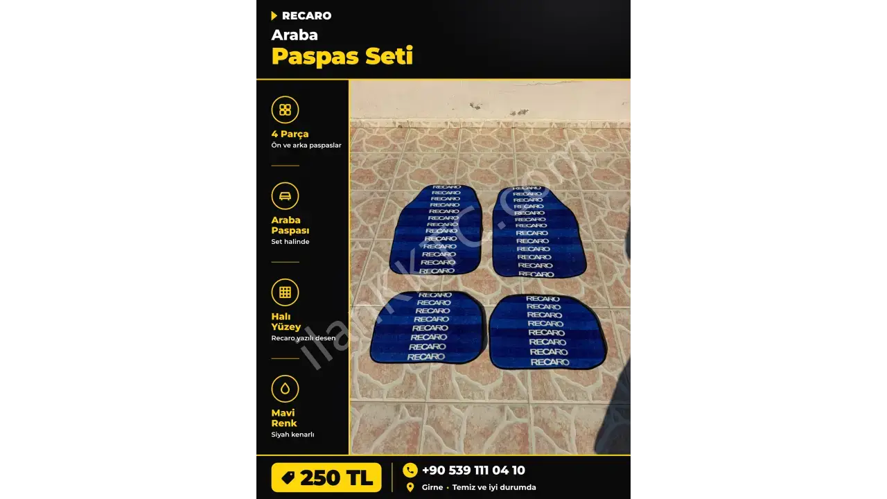 RECARO ARABA PASPAS SETİ
