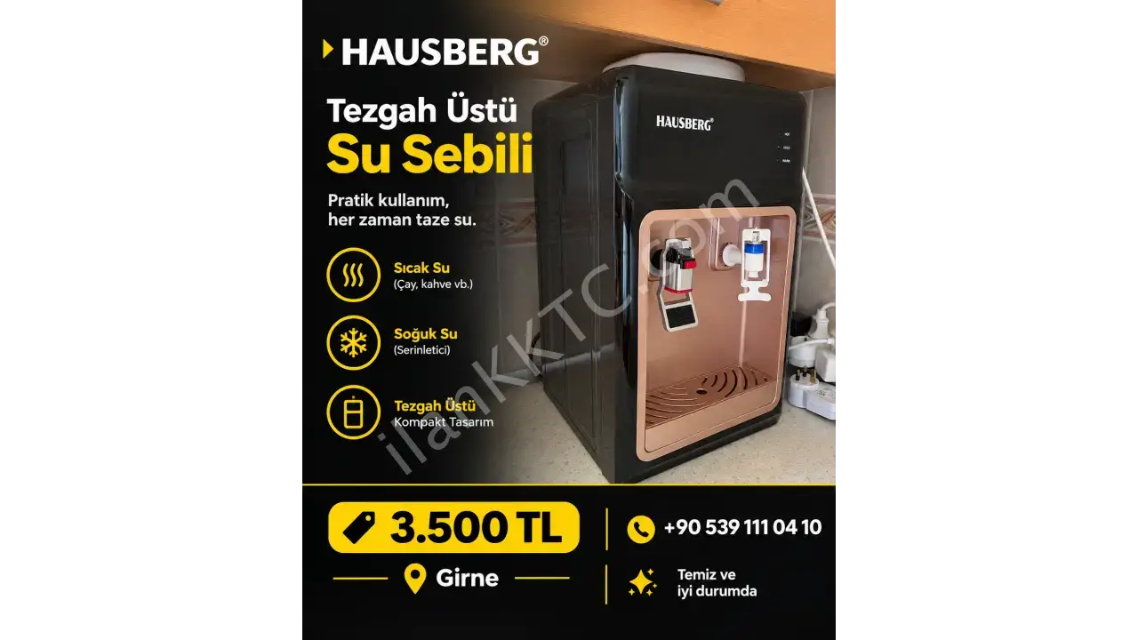 HAUSBERG SU SEBİLİ TEZGAH TİPİ
