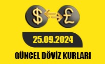 25.09.2024 - Güncel Döviz Kurları